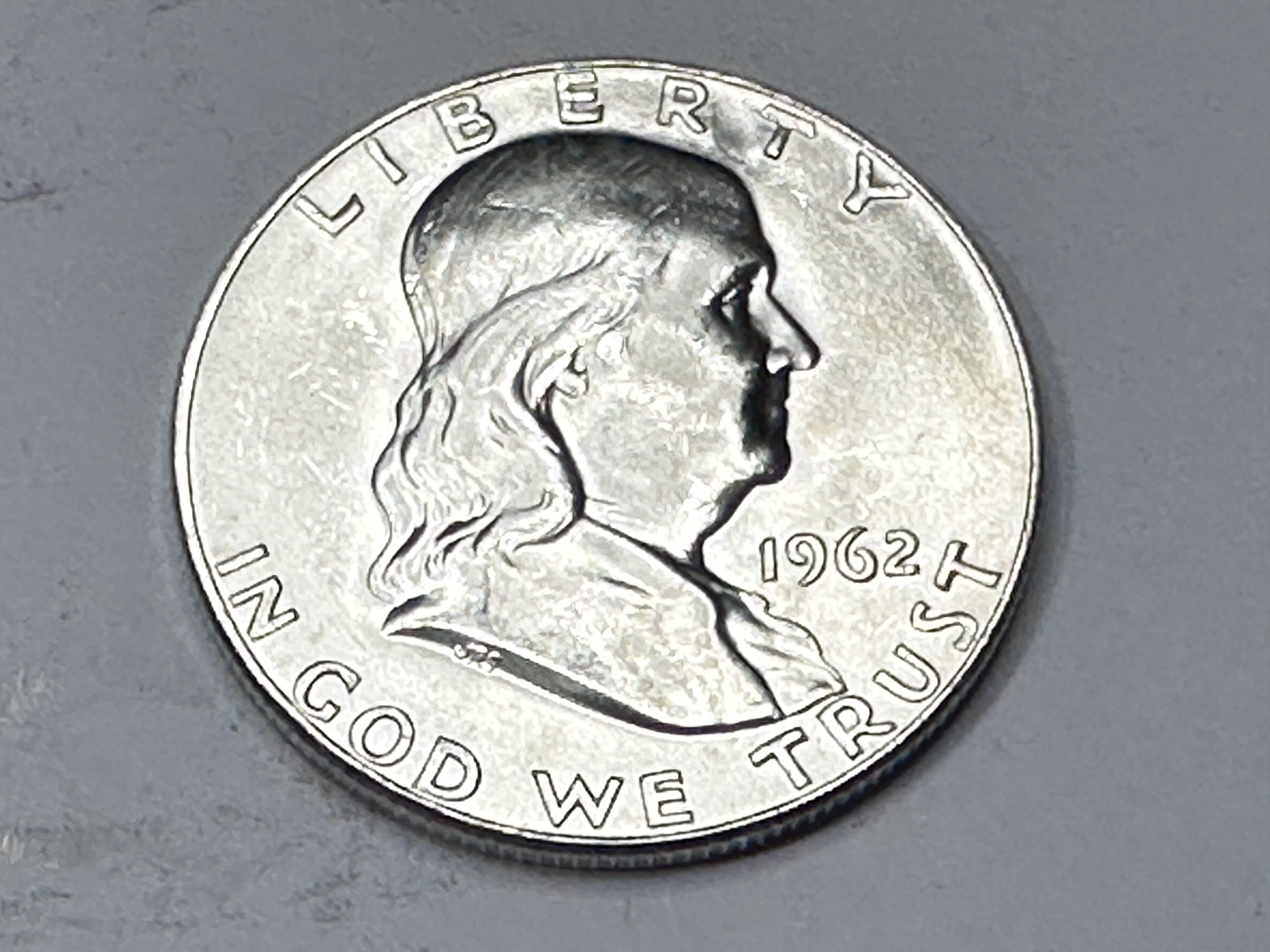 1962 "D" BU Grade Franklin Half Dollar