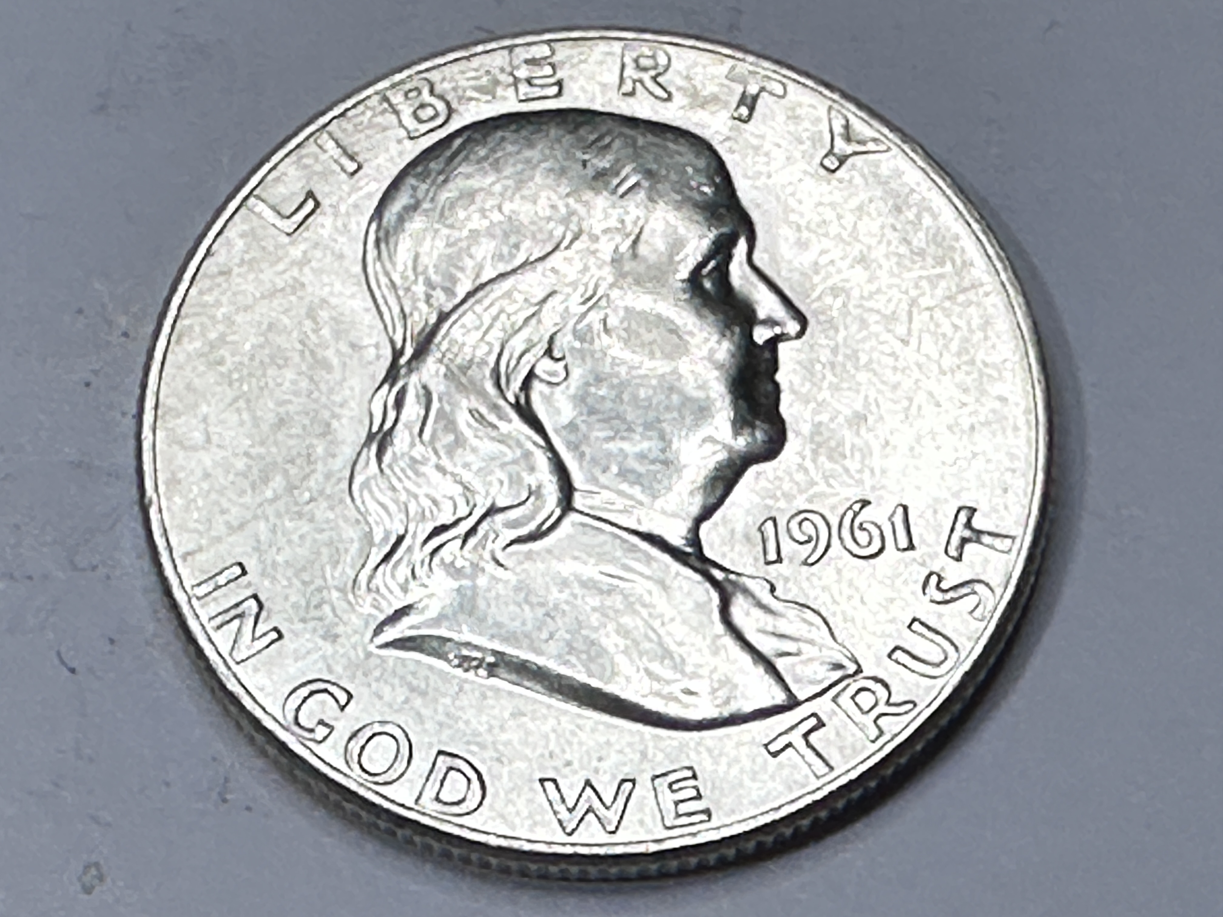 1961 "D" BU Grade Franklin Half Dollar