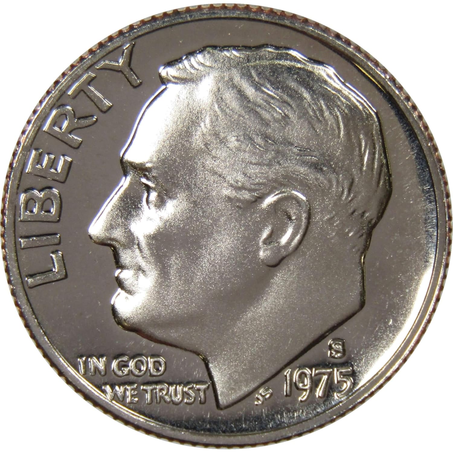 1975 S Roosevelt PROOF Dime- 