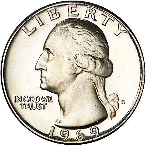1969 S Proof Washington Quarter -