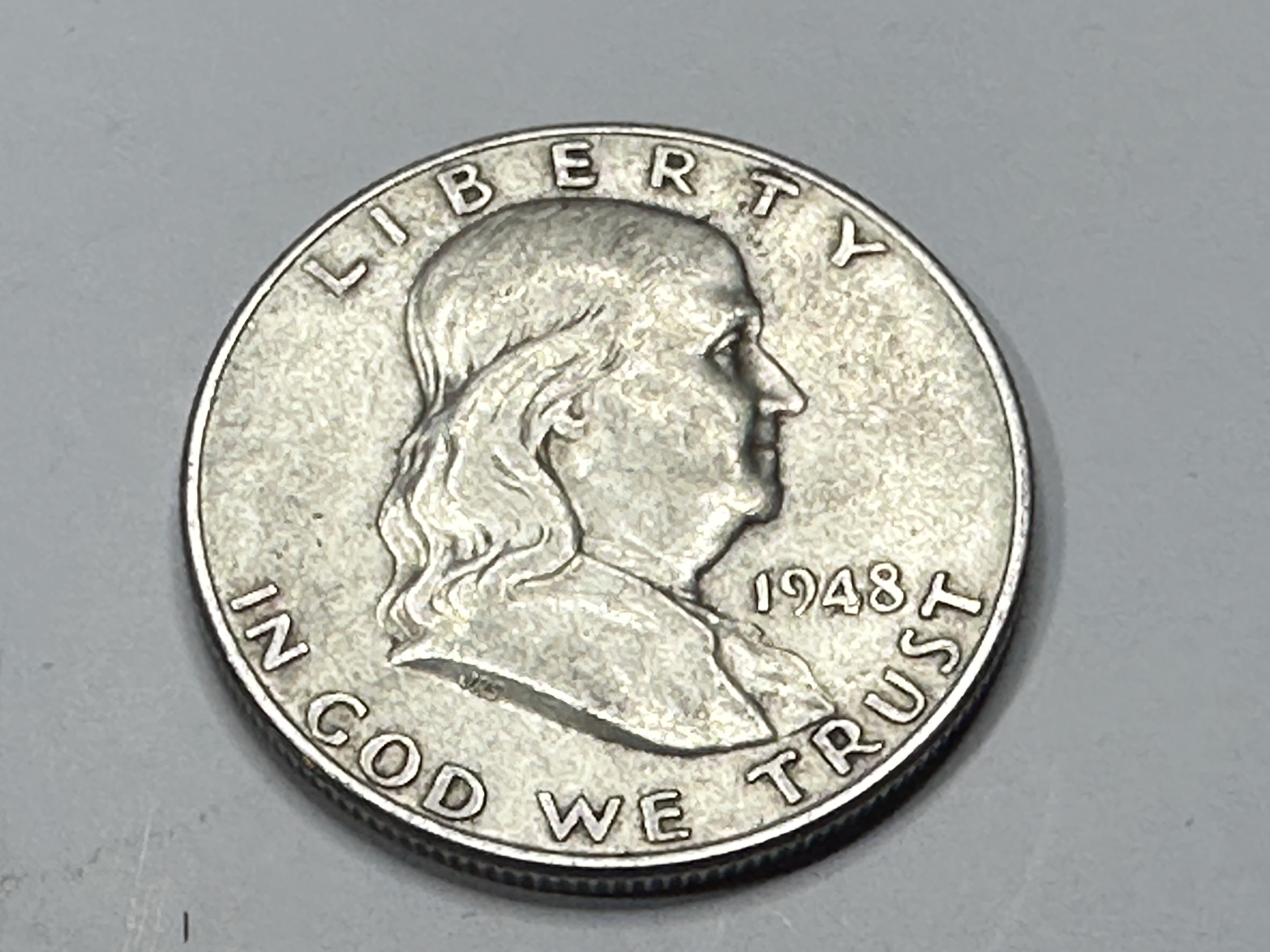 1948 "P" Better Date Franklin Half Dollar Lower Mintage Coin