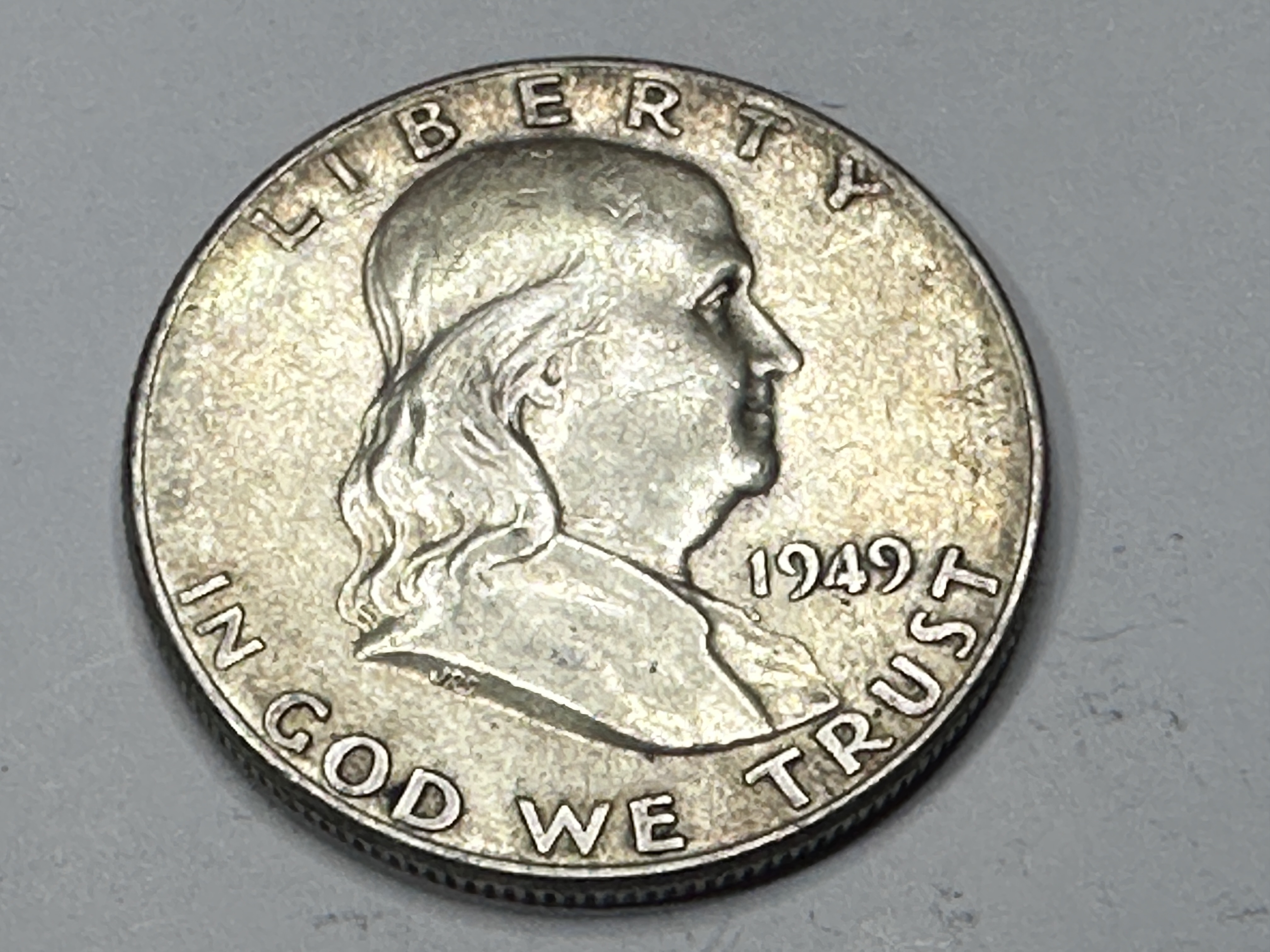 1949 "P" Franklin Half Dollar