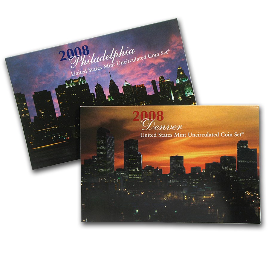 2008 US MINT Set - P & D Sets - 