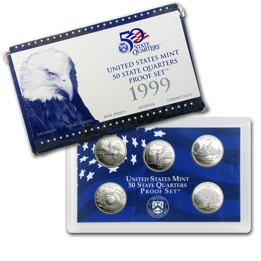 1999 State Quarter Set in OMP