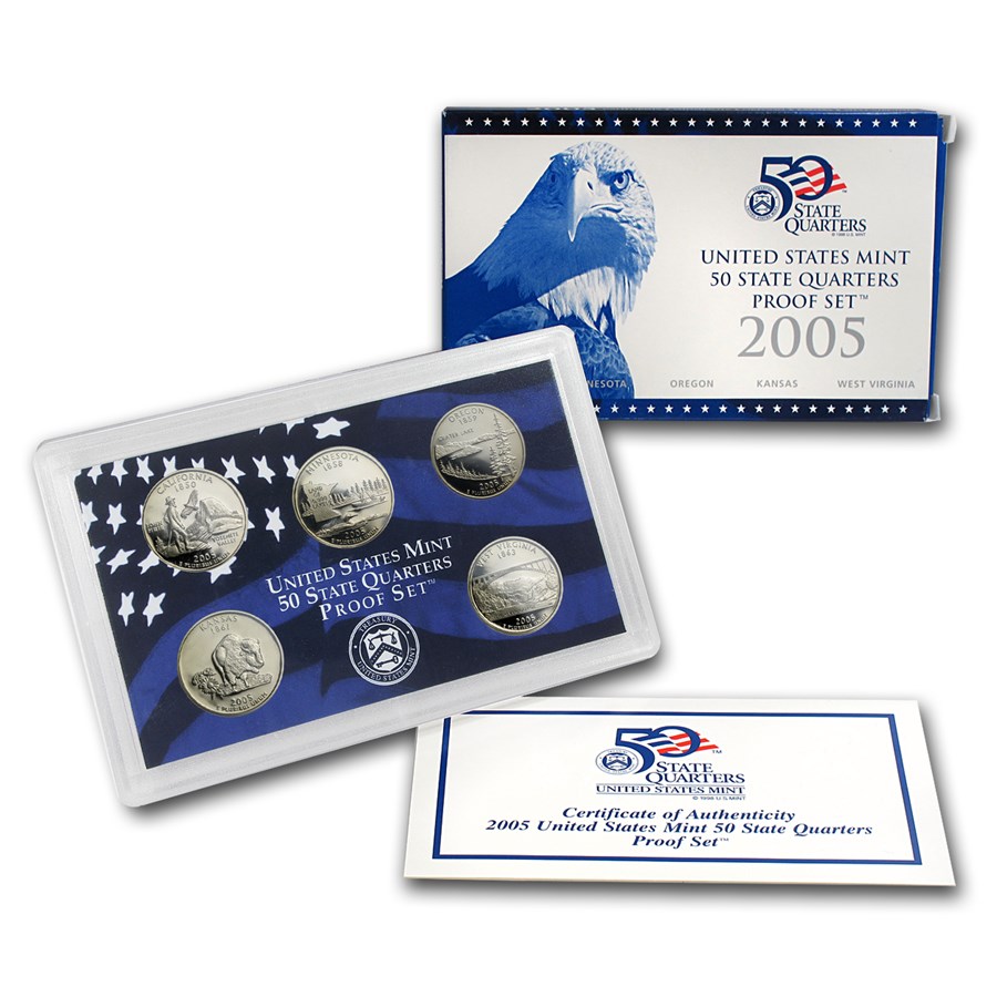 2006 US Mint State Quarter Proof Set