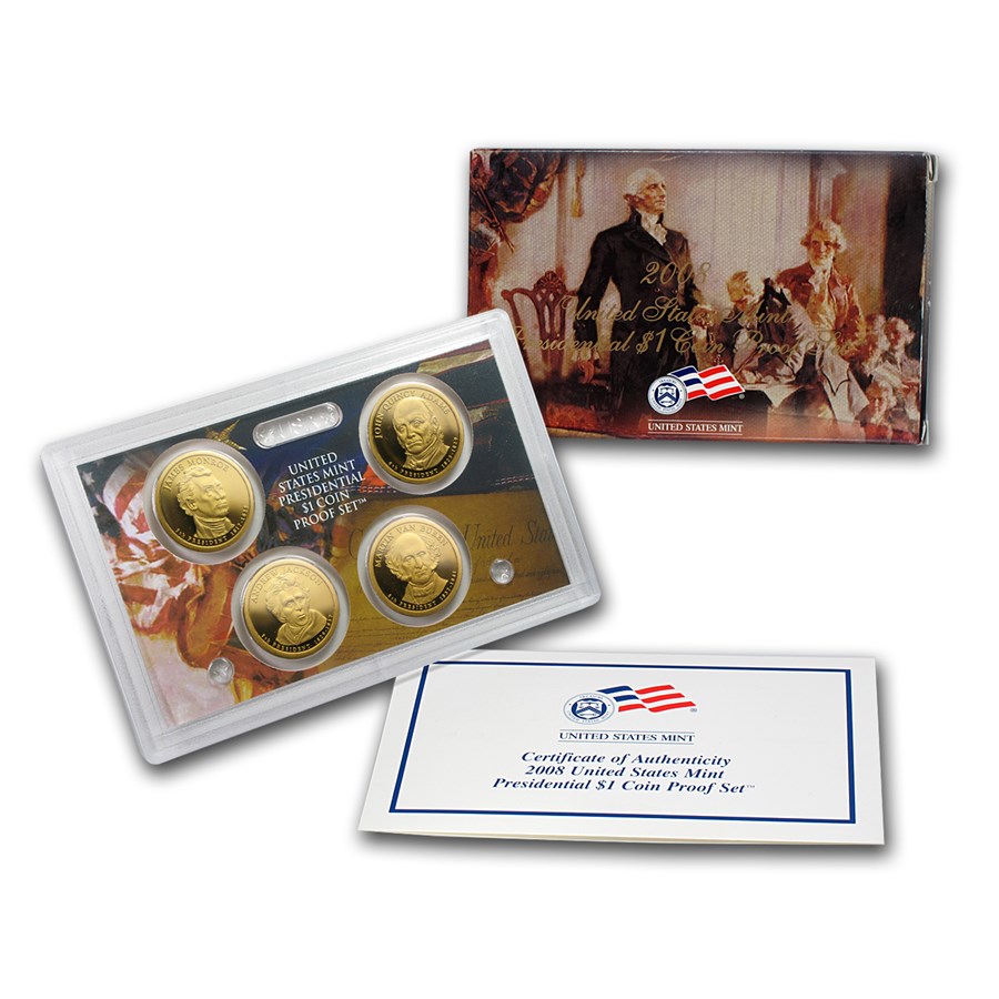 2008 US Mint Presidential Dollar Set in OMP