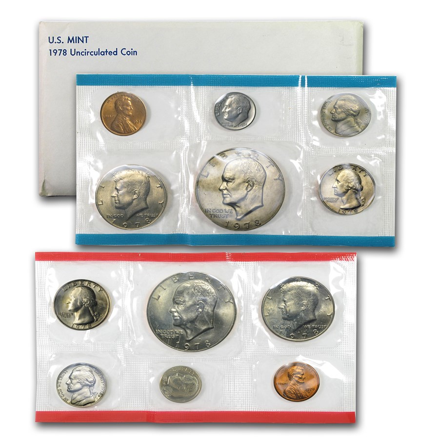 1978 US Mint Set - P & D Sets in Original Mint Packaging