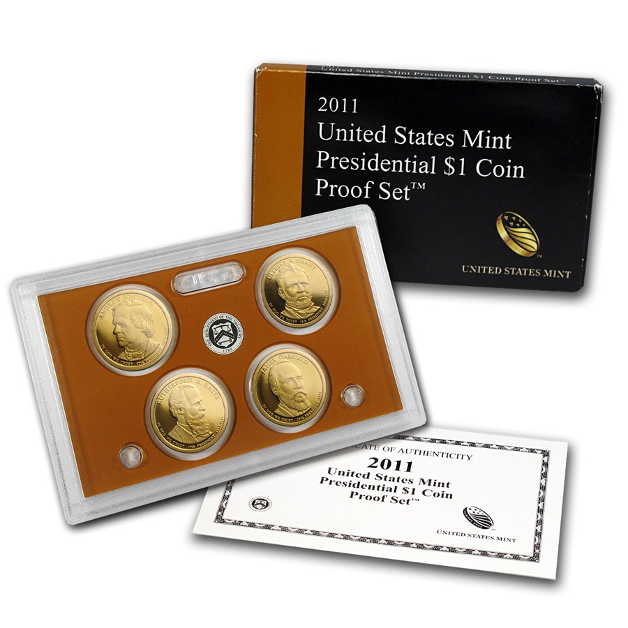 2011 Presidential Proof Dollars in Original Mint Packing - Better Date