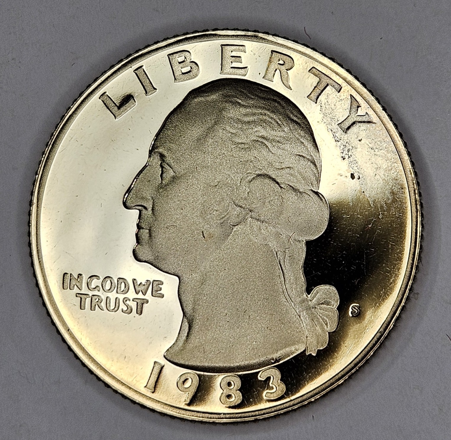 1983- "S" San Francisco Mint - GEM Proof Washington Quarter