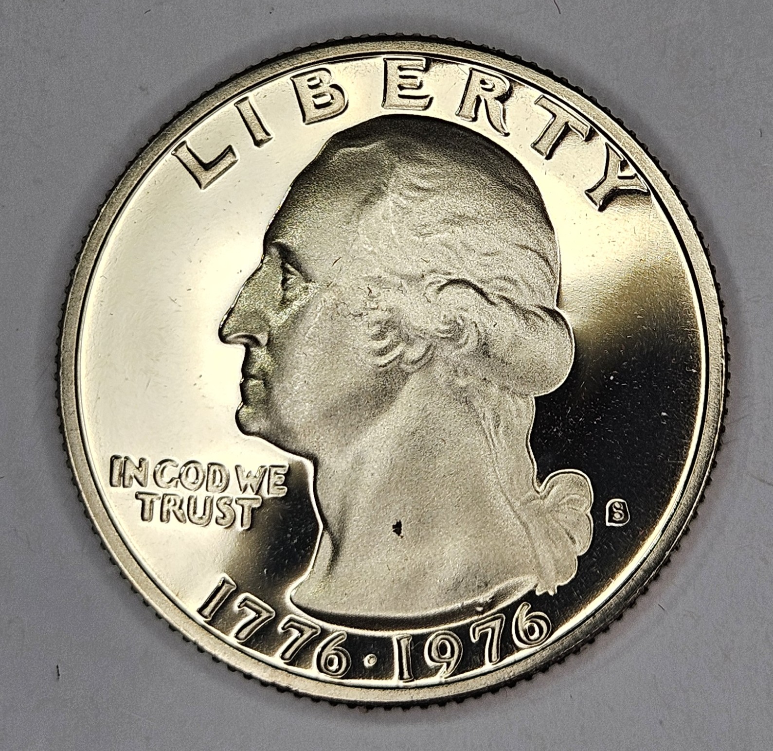 1976 "S" San Francisco Mint GEM PROOF Washington Quarter - Bicentennial Coin