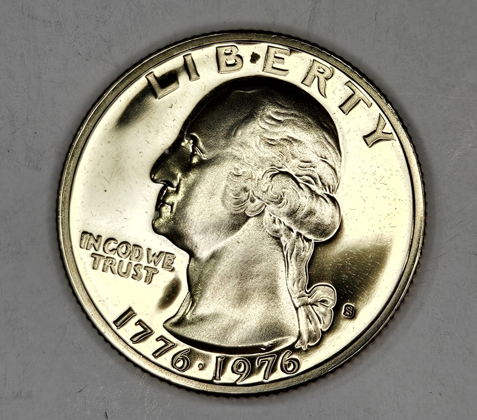 1976 "S" San Francisco Mint GEM PROOF Washington Quarter - Bicentennial Coin