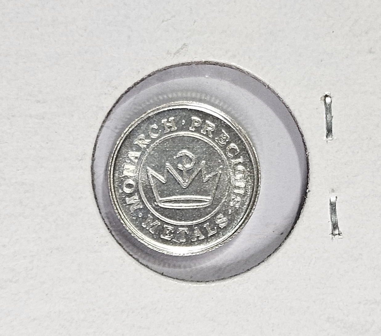 Monarch Metals - 1 Gram Silver Round