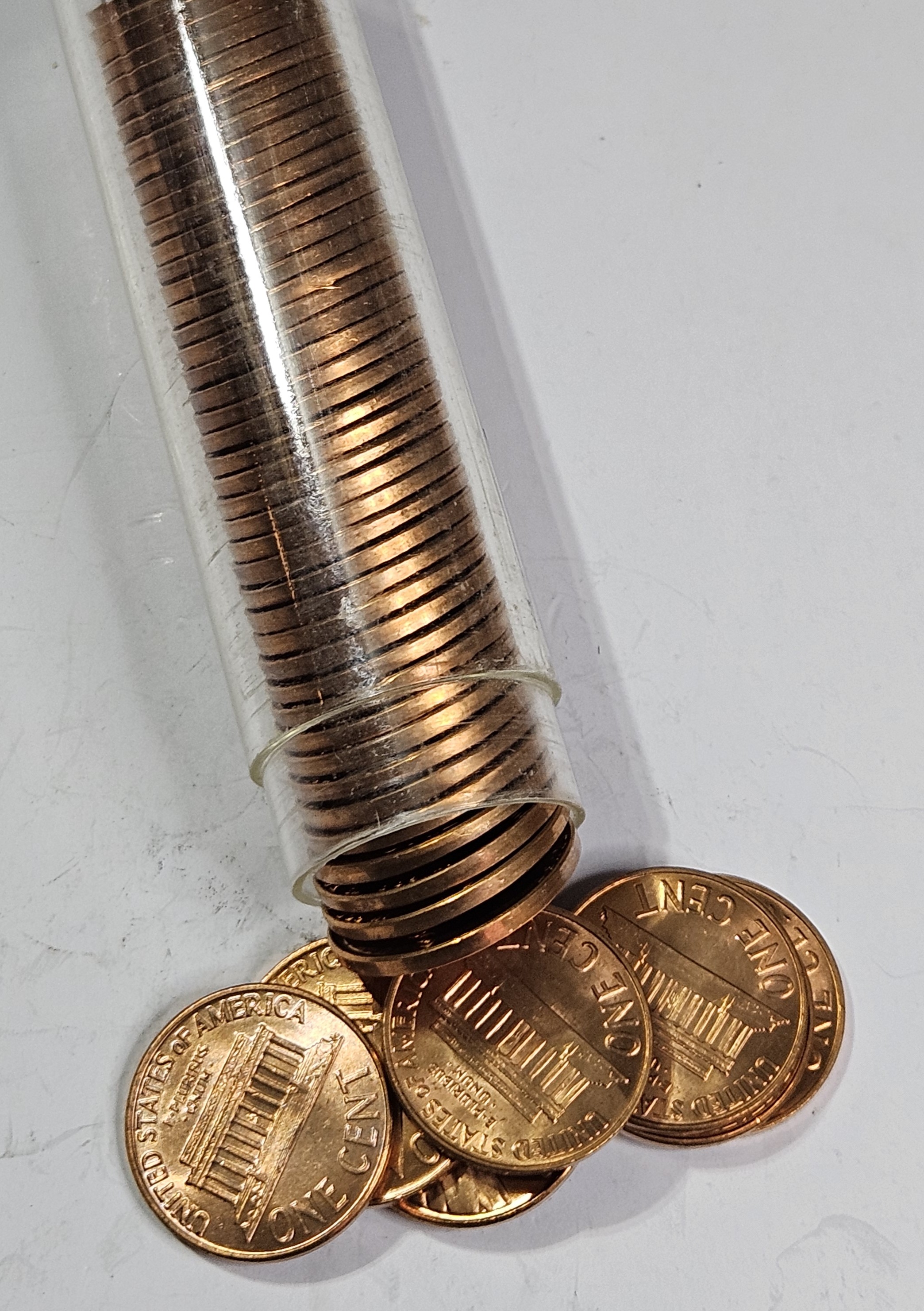 Roll of 1960 P GEM BU RED Lincoln Cent Roll