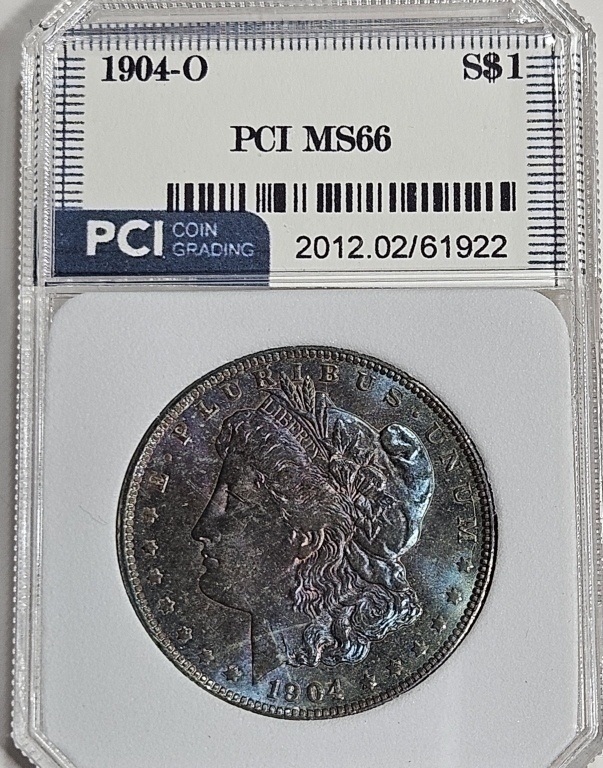 1904 New Orleans "O" Mint Morgan Silver Dollar MS 66 - $390 CPG - New Lowered Price!