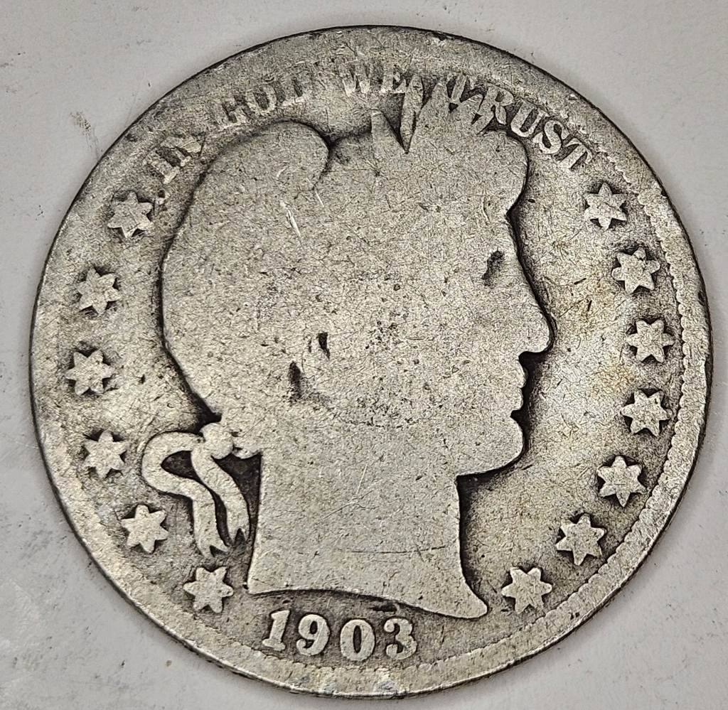 1903 "S" San Francisco Mint Barber Half Dollar