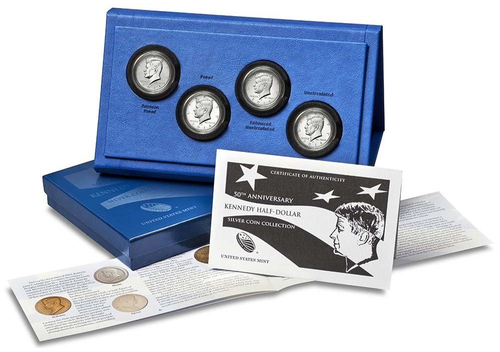 50th Anniversary kennedy Half Dollar Commemorative in Mint Packing - 