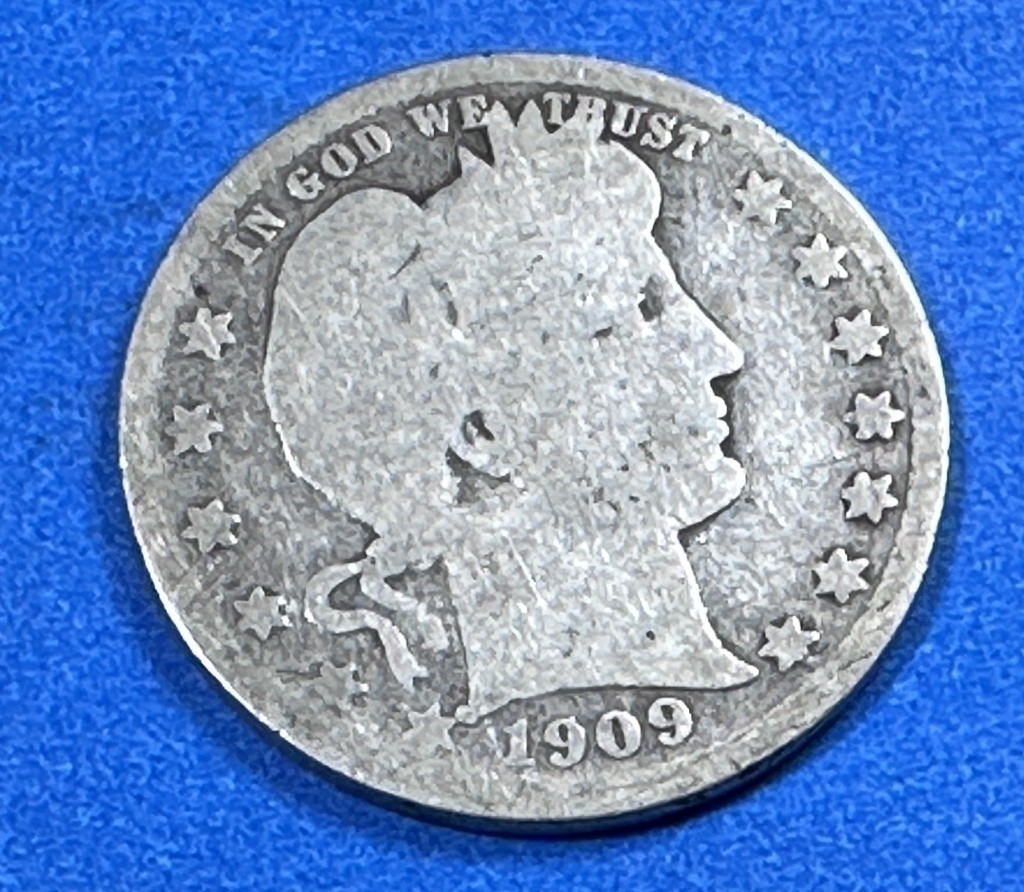 1909 "D" Denver Mint Barber Half Dollar