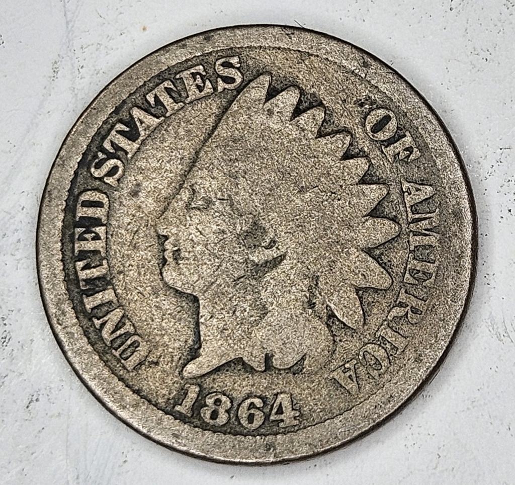 1864 Indian Head Cent