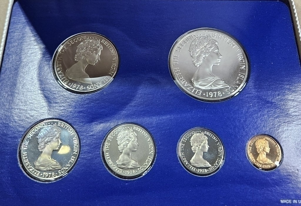 1975 British Virgin Islands Proof Set