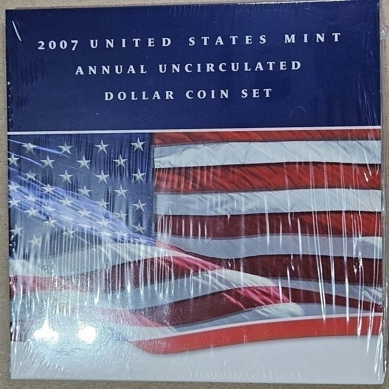 2007 US Mint Sealed Dollar Issues w/ US Silver Eagle