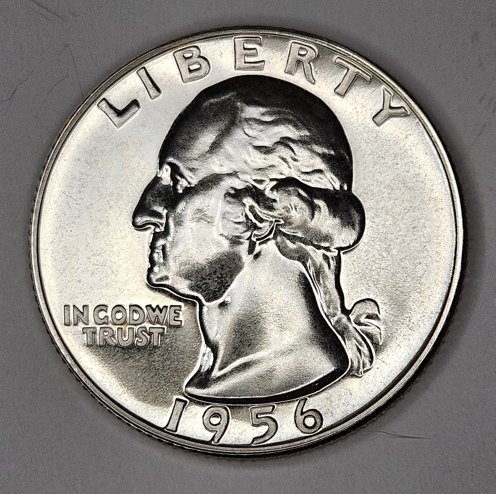 Proof Quarters 1956 Washington Proof Quarter- USA Coin | Property Room