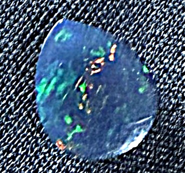 1.48 ct. Natural Dark Welo Opal Cabachon Gemstone - Retail $85 per carat -