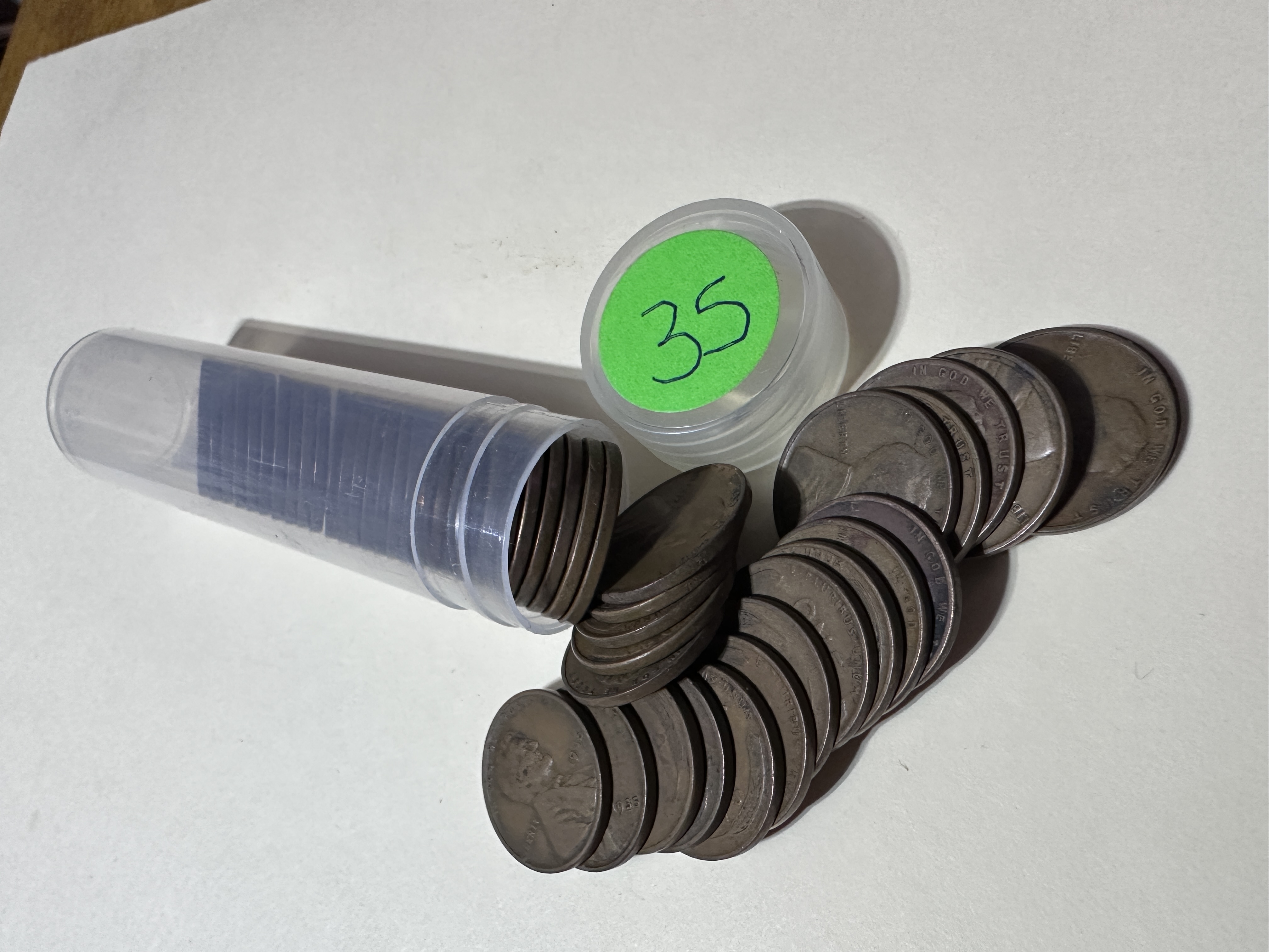 Old Dealers Roll of 1935 p Lincoln Wheat Cents
