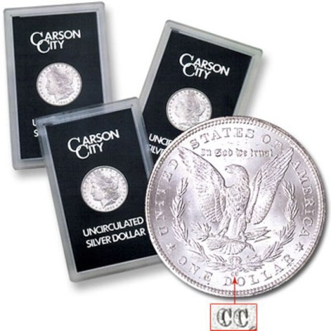 1882-1883-1884 Carson City GSA Morgan Silver Dollar Trio