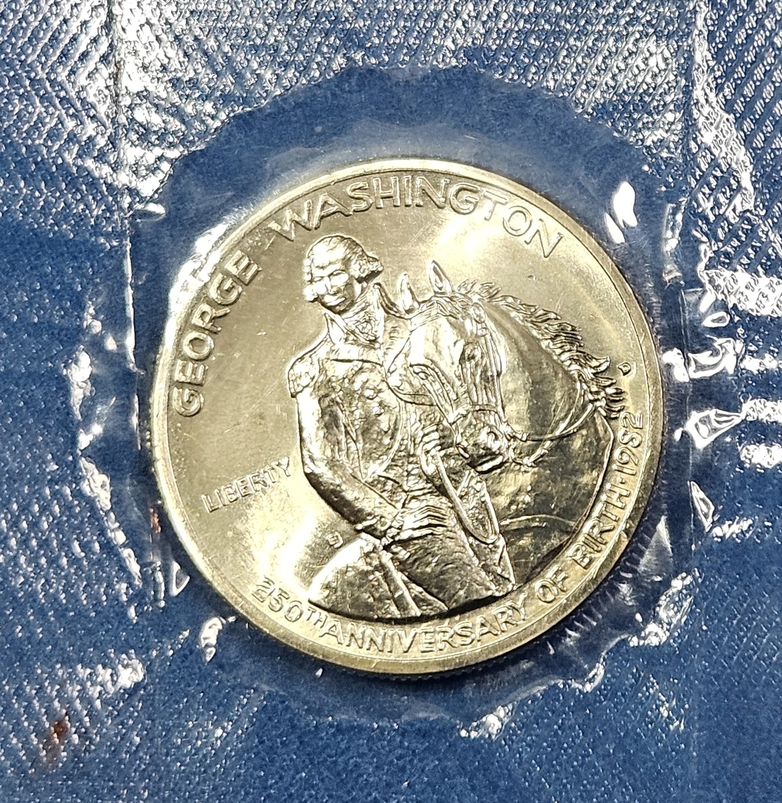 1982 US Mint Wrapped George Washington PROOF Silver Half Dollar