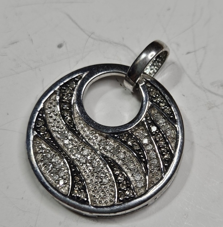 Sterling Silver CZ Pendant