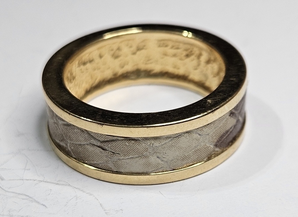 Sterling Silver Vermeil Band Ring