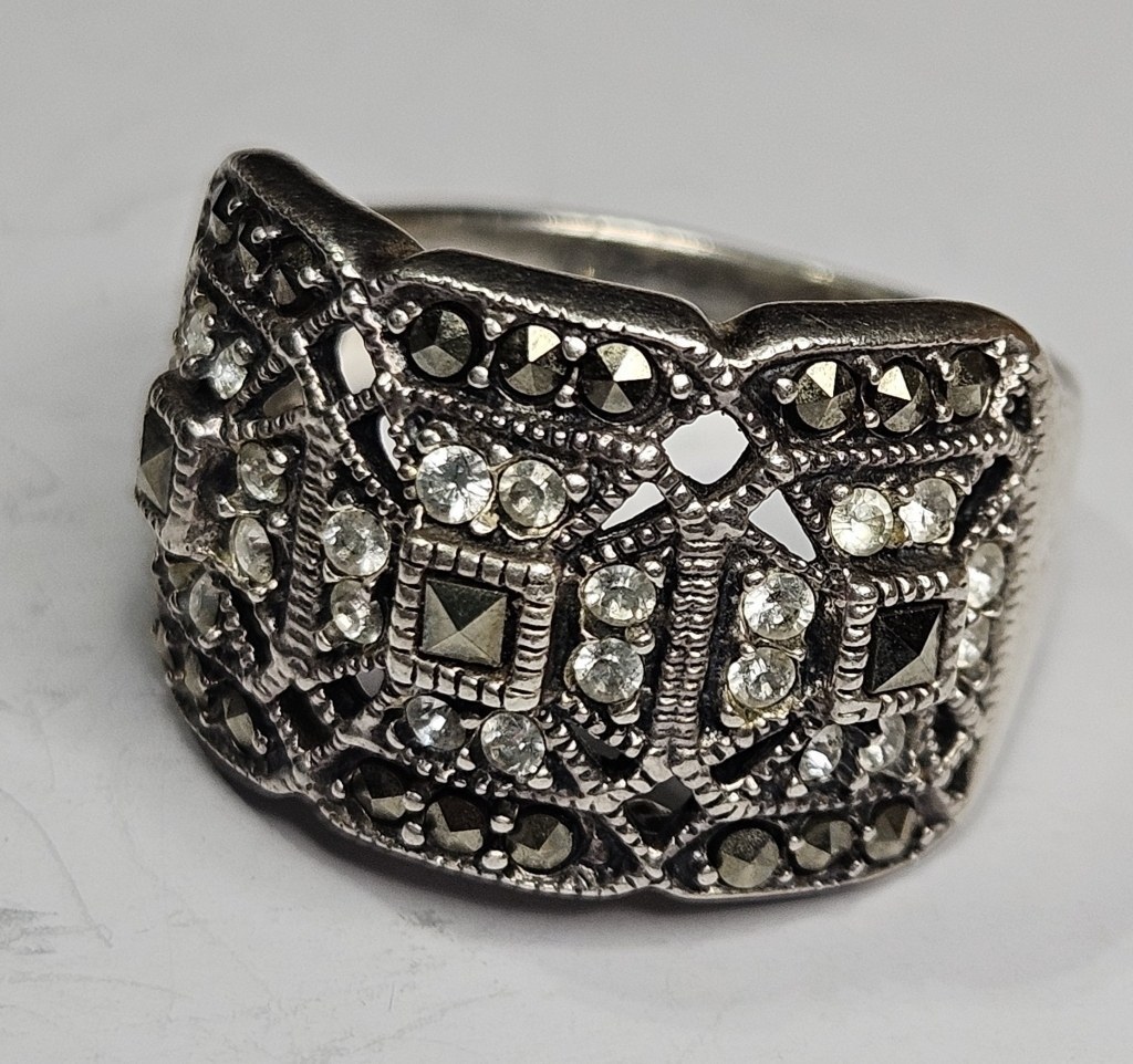 Sterling Silver Marcasite Ring