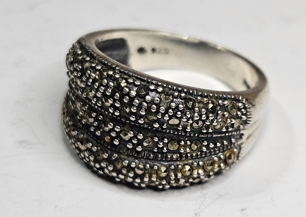 Sterling Silver Marcasite Ring