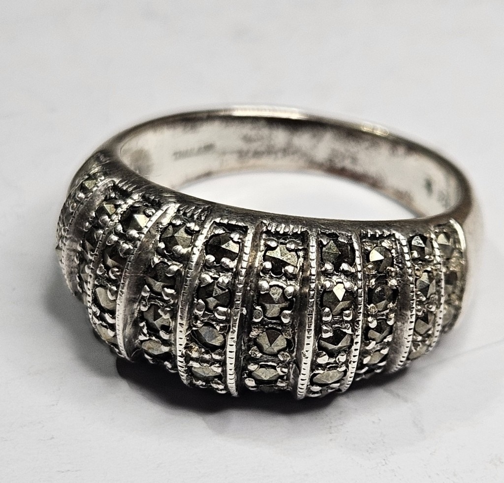 Sterling Silver Marcasite Ring