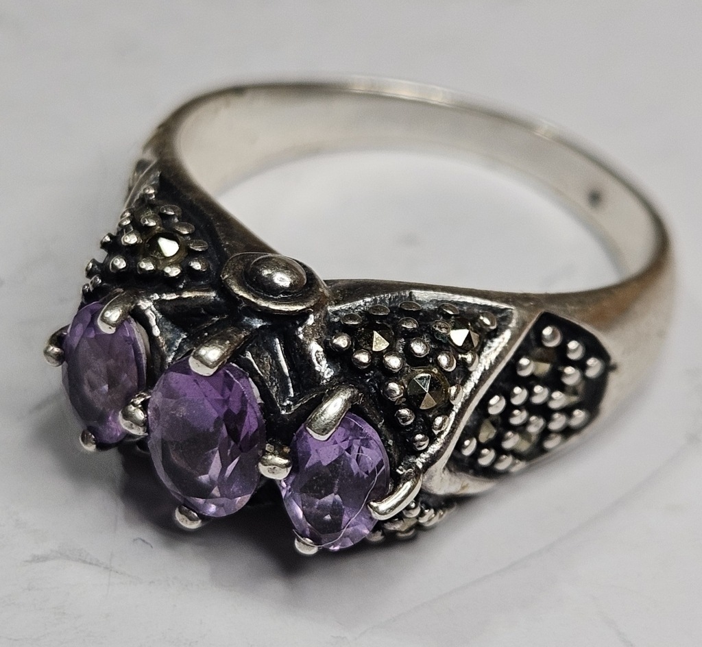 Sterling Silver Amethyst Ring