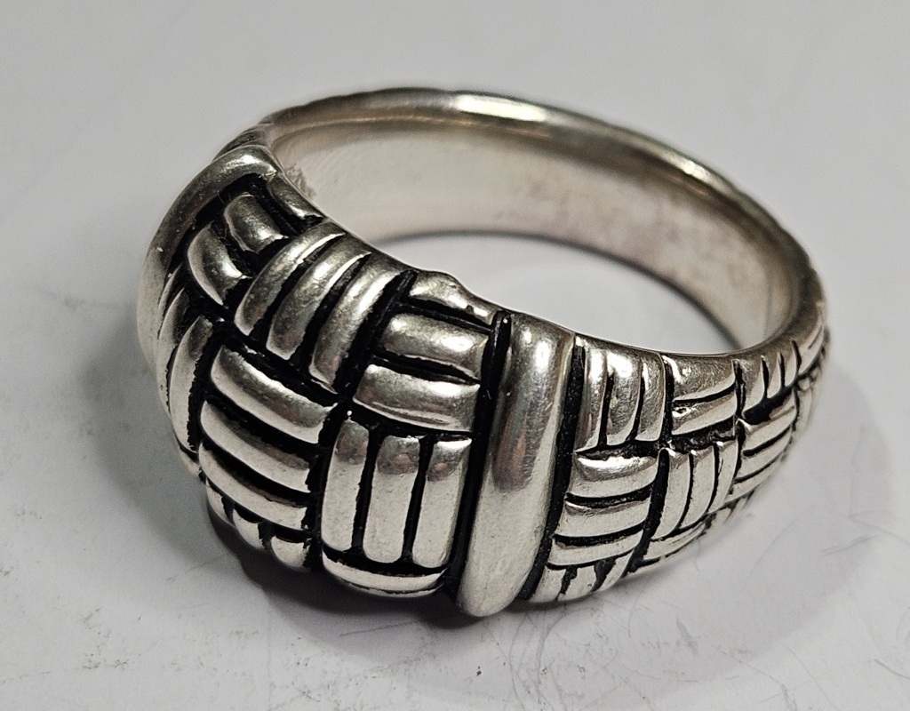Sterling Silver Pattern Ring