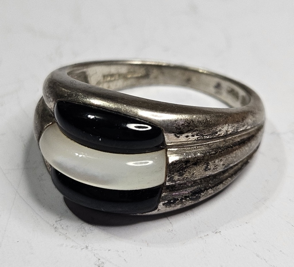 Sterling Silver Art Deco Style Ring