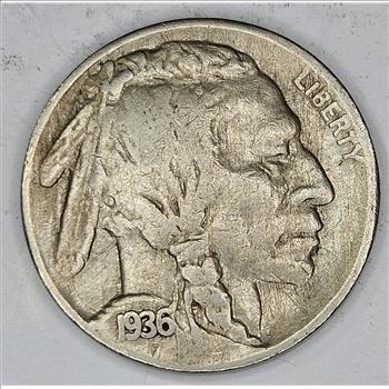 1936 S Buffalo Nickel