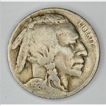 1924 P Buffalo Nickel