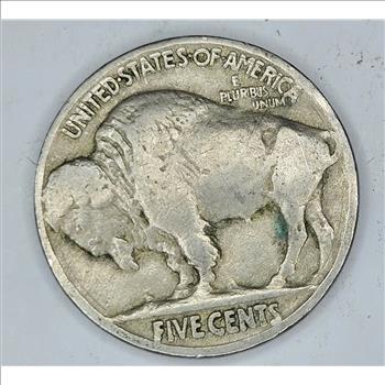 1923 Double Die Stamp Rim Buffalo Nickel