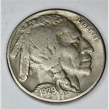 1929 S Fine Grade Buffalo Nickel