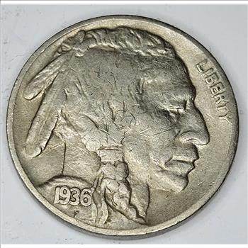 1936 D Buffalo Nickel