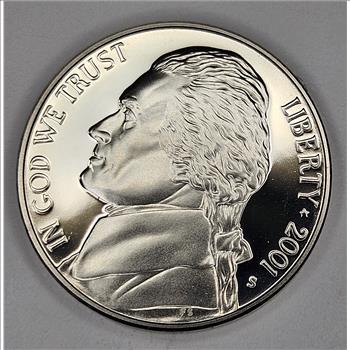 2001 s Jefferson Proof Nickel- USA Coin