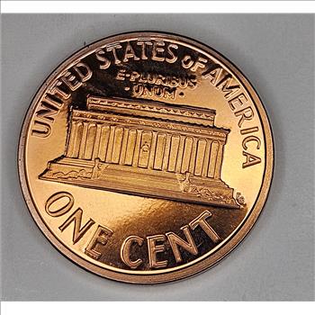 2001 s Lincoln Memorial Proof Cent-USA Coin
