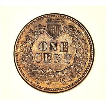 1873 Open 3 Lincoln Wheat Cent - Scarce $340 Coin Price Guide