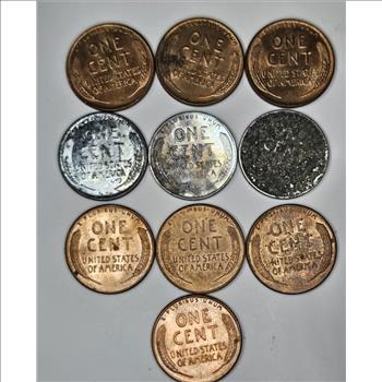 (10) Assorted Lincoln Wheat Cents 