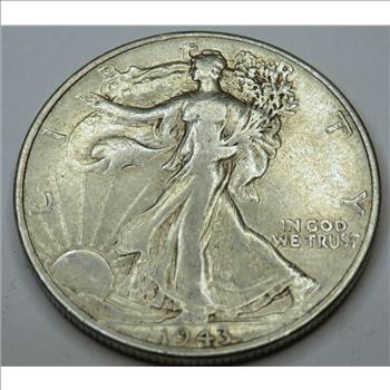 1943 XF Grade Walking Liberty Half Dollar
