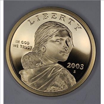 2003 s Sacagawea Proof Dollar- USA Coin