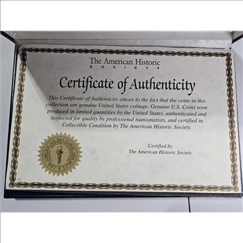 The American Historical Society - Franklin Half Dollar Date in Presentation Case w/ COA
