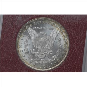 1891 Carson City Key Date Coin - Famous Redfield Hoard - Graded at MS 65 - Coin Guide Price of $4120 - Reserve is Under HALF of VALUE!!!